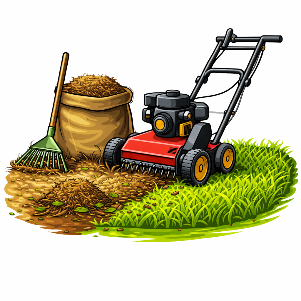 Power Raking (Thatching)